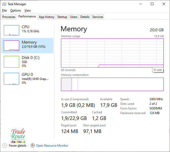 Acer Aspire 3 A315-53 15.6inch Laptop | Core i5 8250U 8th Gen 1.6GHz | 20GB RAM | 240GB SSD
