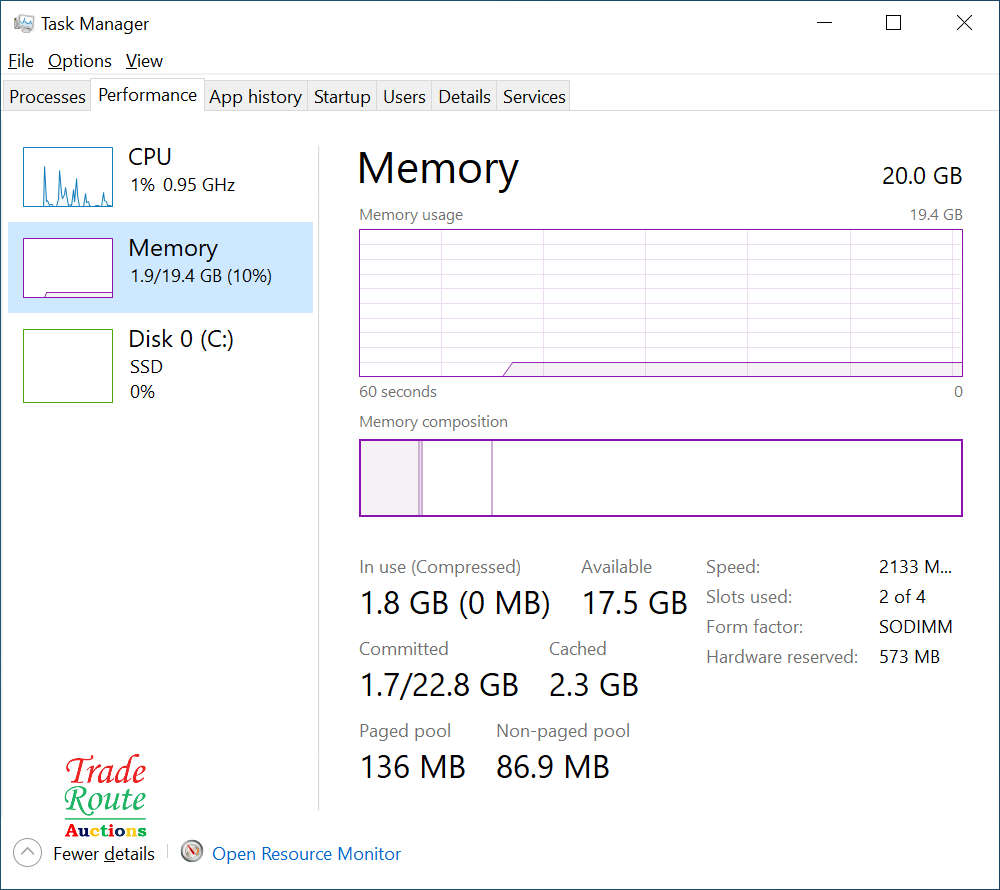 LENOVO THINKPAD T460s Laptop | CORE i5 6200U 6th Gen 2.40GHz | 20GB RAM | 256GB SSD
