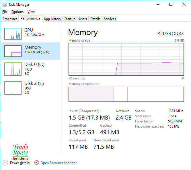 Lenovo G580 Laptop 20157 - 4GB RAM - 1TB HDD - Faulty Keyboard - Salvage Stock