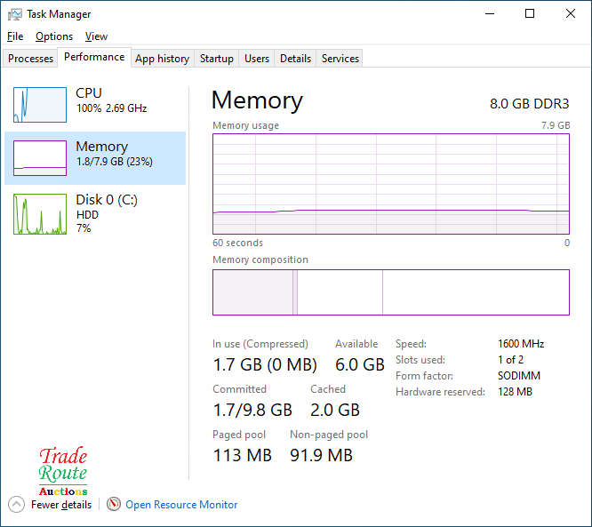 Dell Latitude E5250 Laptop, 12.5" Display, Intel Core i5-5th Gen, 8GB RAM, 500GB HDD - Low Battery