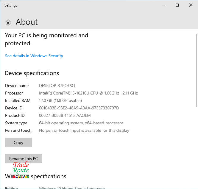 HP Laptop 15-DA2XXX 15.6inch LAPTOP | Core i5 10210U 10th Gen |  12GB RAM | 1TB HDD - Faulty Battery