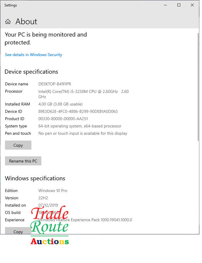 DELL LATITUDE E5430 LAPTOP | CORE i5 3230M 2.6GHz | 4GB RAM | 500GB HDD