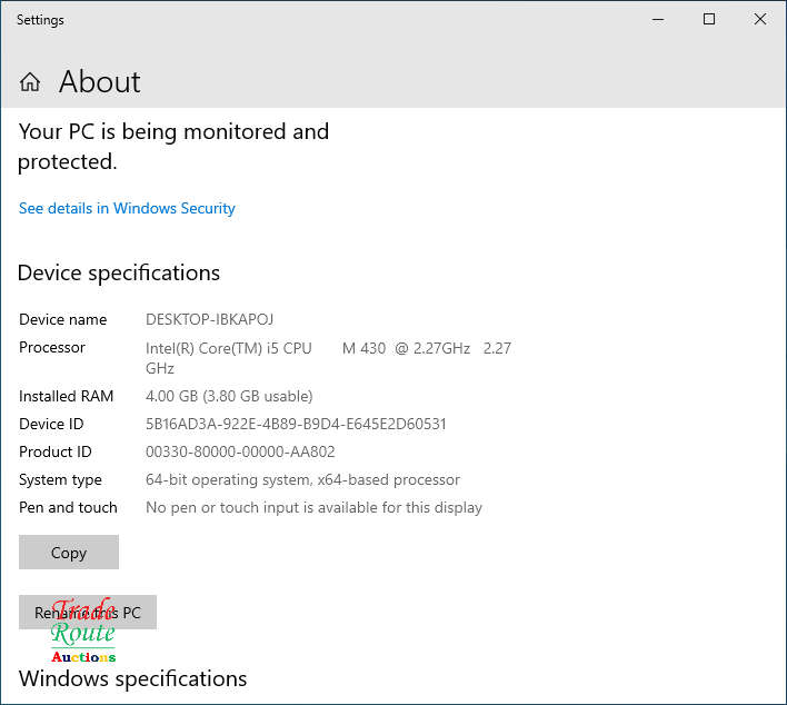 HP PROBOOK 6540b Laptop | Core i5 M430 2.27GHz, 4GB RAM, 250GB SSD