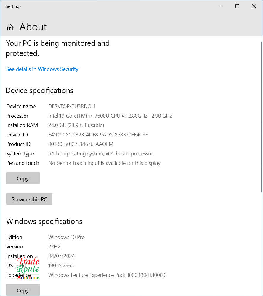 HP EliteBook 850 G4 LAPTOP * SUPER FAST * CORE i7 2.9 GHz * 24GB RAM * 256GB SSD * WIN 10 PRO