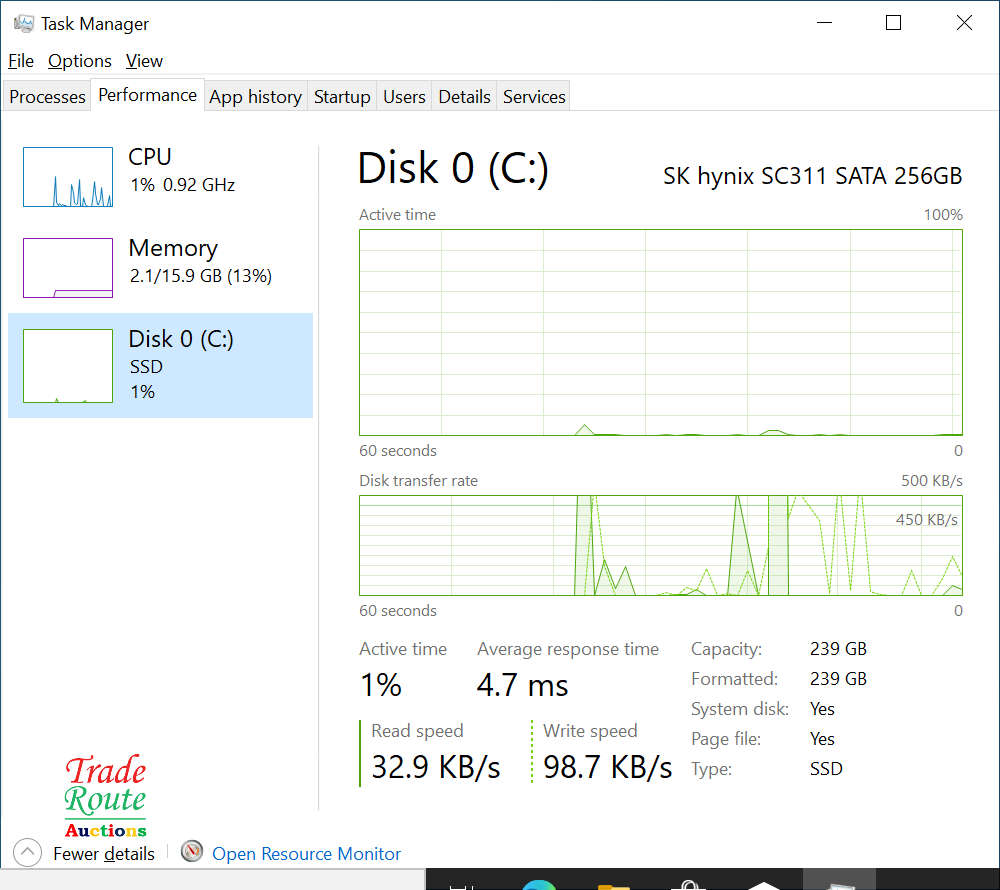 Dell Latitude 3490 Notebook i5 8th Gen 16GB RAM 256GB SSD 14 inch Full HD (1920x1080) - Low Battery