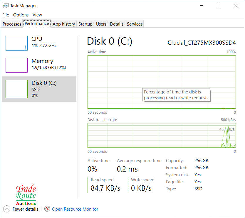 Dell Vostro 5568 15.6 LAPTOP | Intel Core i7 7th Gen 16GB RAM 275GB SSD Nvidia 4GB ** FAULTY BATTERY