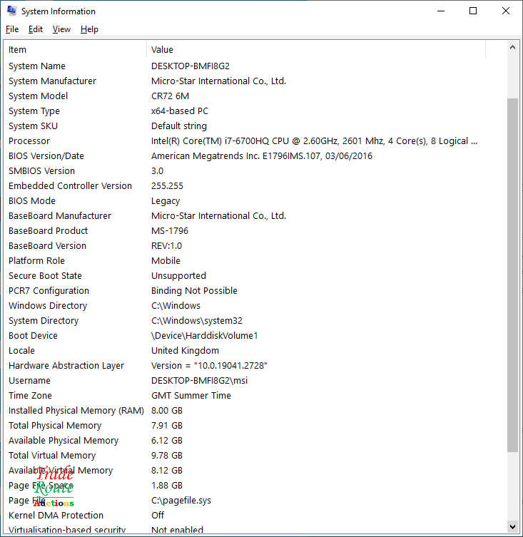 MSI CR72 6M 17.3 Inch i7 Gaming Laptop