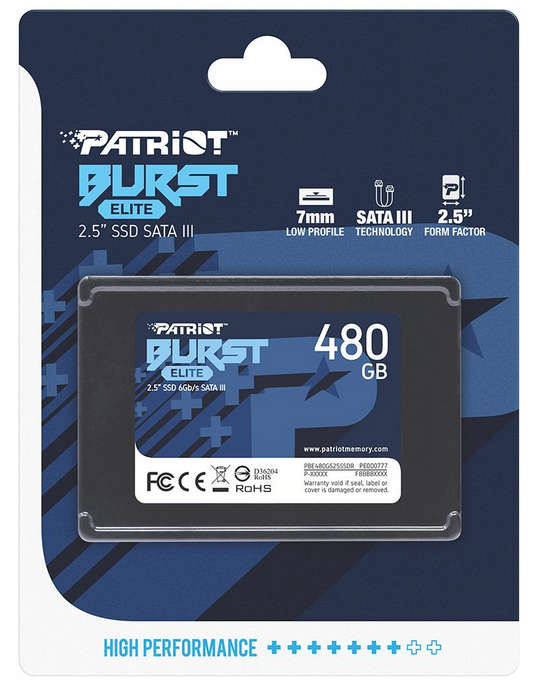 480GB SSD Patriot Burst Elite Solid State Drive - SATA III 2.5 inch  ** BRAND NEW ** SuperFast