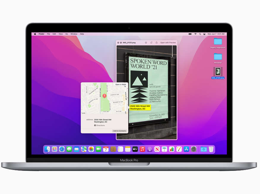 MacBook Pro 13.3-inch * macOS Monterey ** RETINA ** Core i5 2.9GHz | 8GB RAM | 500GB SSD