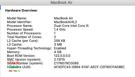 MacBook Air 13.3-inch | Core i5