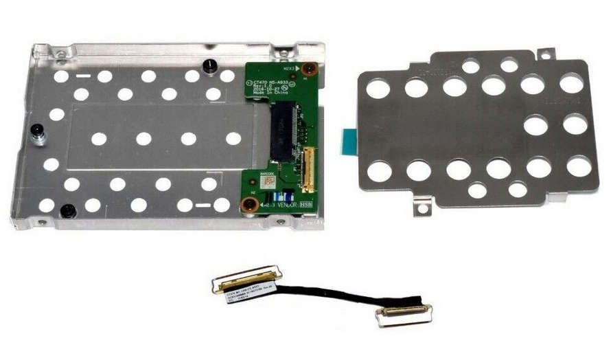Lenovo ThinkPad T470 T480 SSD NVMe M.2 Adapter Caddy with cable 01AX994