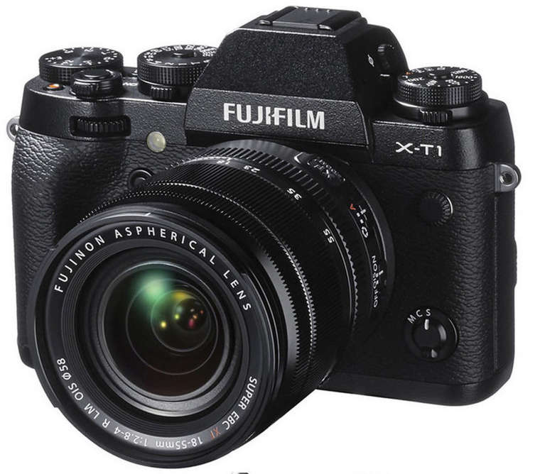 FUJIFILM X-T1 Mirrorless Digital Camera with 18-55mm Lens  Kit