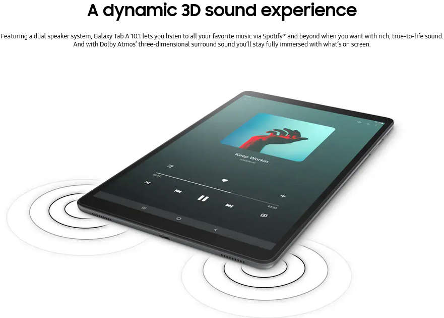 Samsung Galaxy Tab A 10.1 inch 32GB LTE Cellular & WiFi Tablet SM-T515 Takes Sim Card