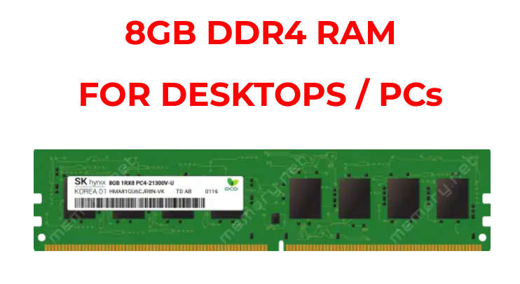 Hynix 8GB DDR4 RAM 2666MHz Desktop Memory