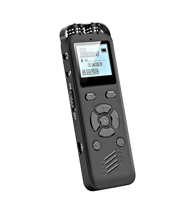 Digital Voice Recorder Portable Voice Activated Dictaphone