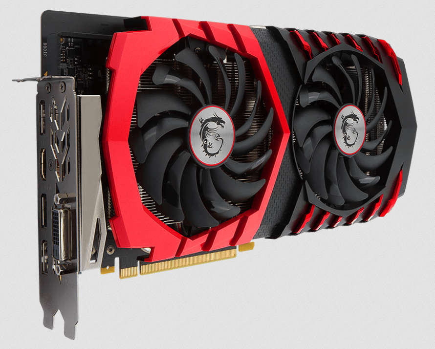 msi NVIDIA GeForce GTX 1060 Gaming X+ 6GB GDDR5 Graphics Card