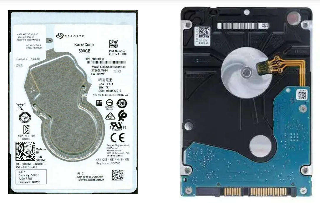 500GB Seagate HDD + USB 3.0 External Hard Drive Case Enclosure