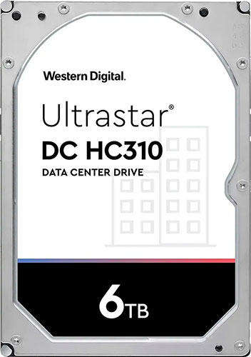 WD 6TB HDD - 6000GB Hard Disk Drive [ For Desktop DVR NVR etc ] Western Digital Ultrastar DC HC310