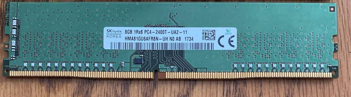 Hynix 8GB DDR4 RAM 2400MHz Desktop Memory HMA81GU6AFR8N