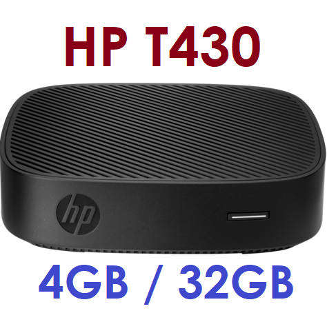 HP T430 Thin Client Computer 4GB RAM 32GB Flash DP+HDMI+WiFi ThinPro OS
