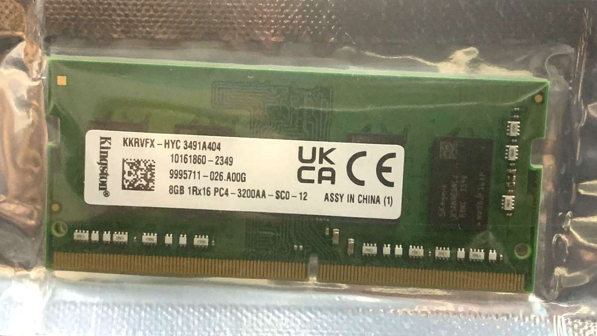 Kingston 8GB DDR4 RAM 3200 MHz Memory Module for Laptops