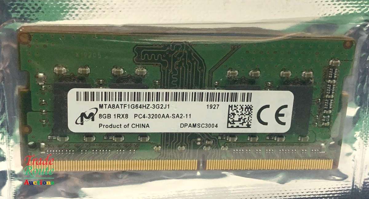 MICRON 8GB DDR4 RAM 3200MHz Memory Module for Laptops