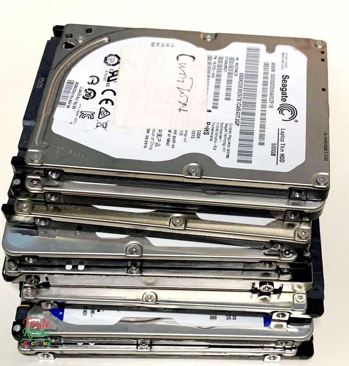 8 x HDD Lot - Salvage Stock - 1 bid gets all 8 - for Spares