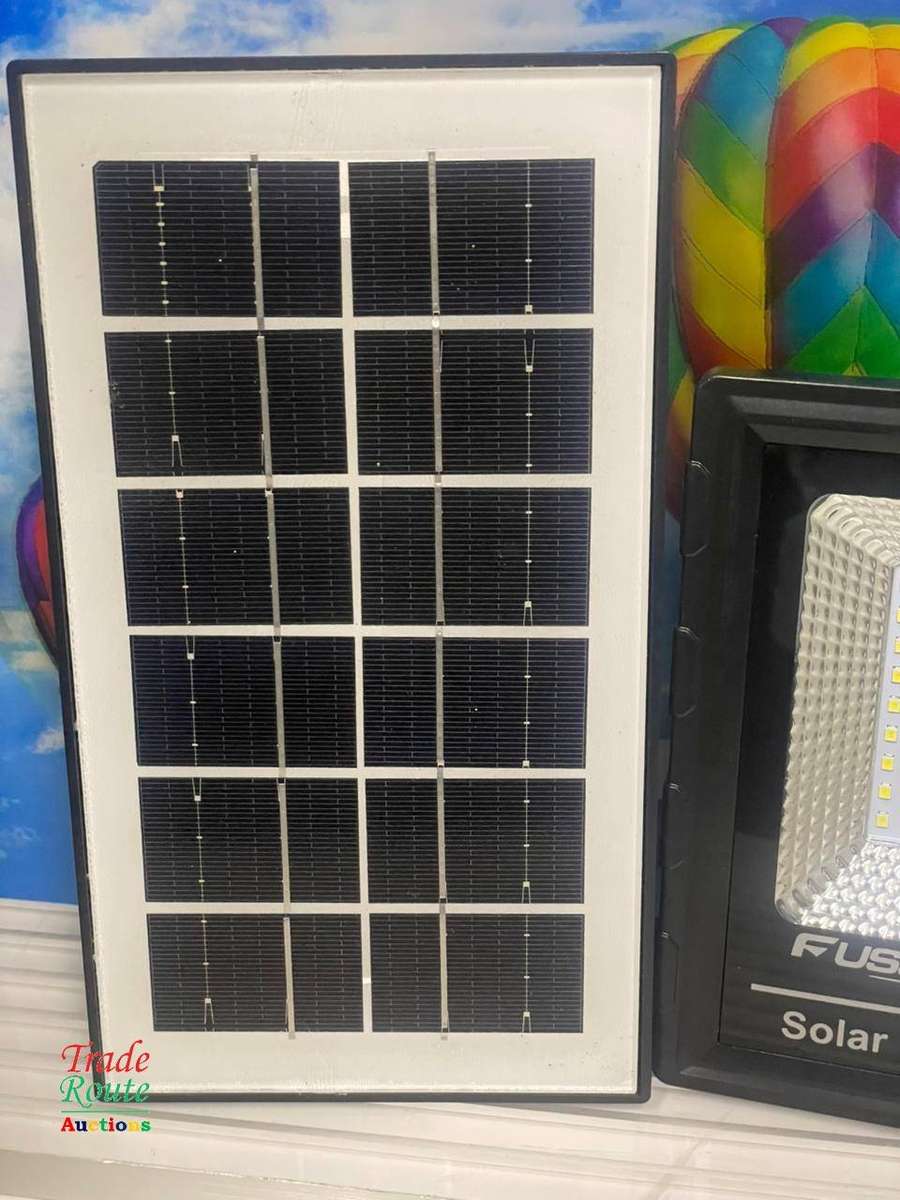 Solar Flood Light 50W (Fussion 65021-50) including Solar Panel & Remote 90 LEDs