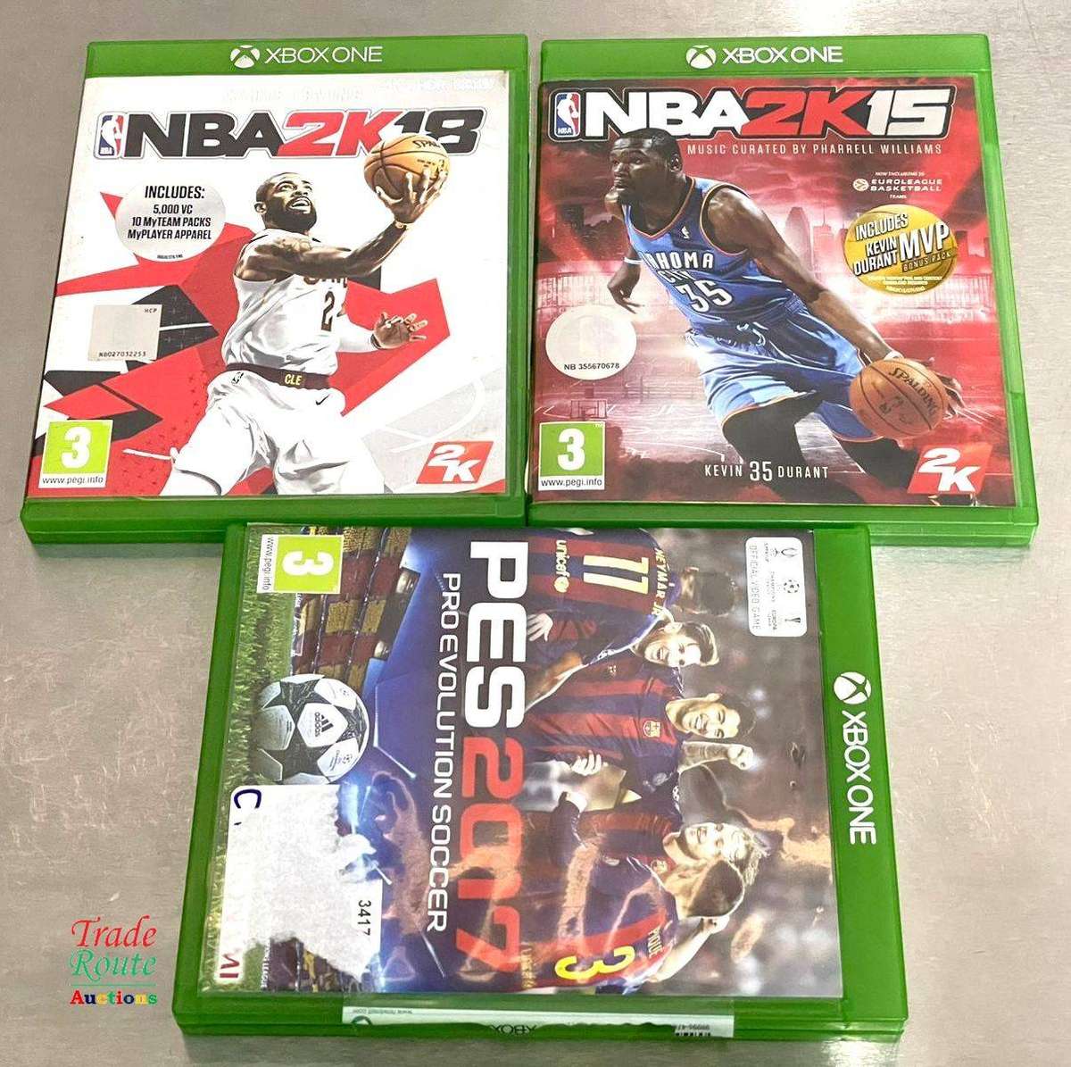 XBOX ONE Games bundle x 3 - 1 Bid wins all 3 games