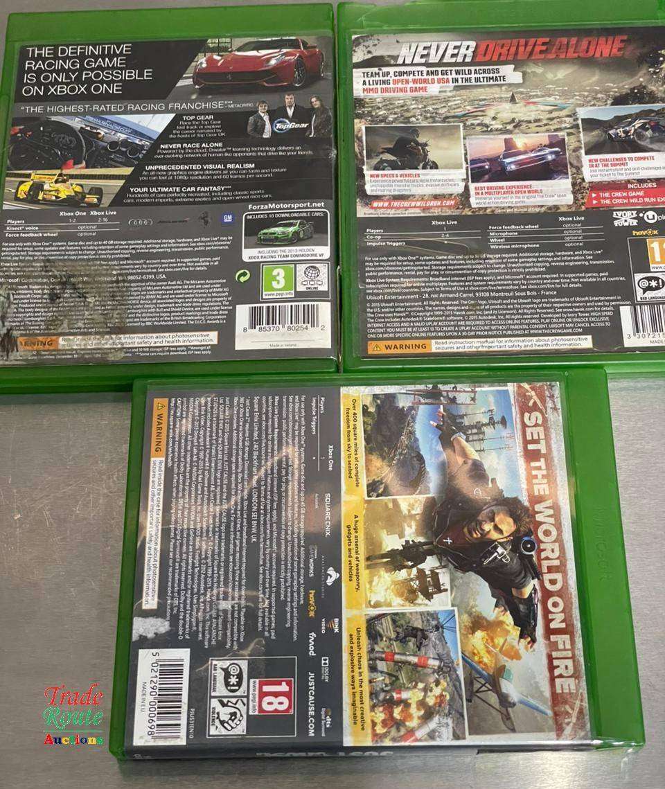 XBOX ONE Games bundle x 3 - 1 Bid wins all 3 games