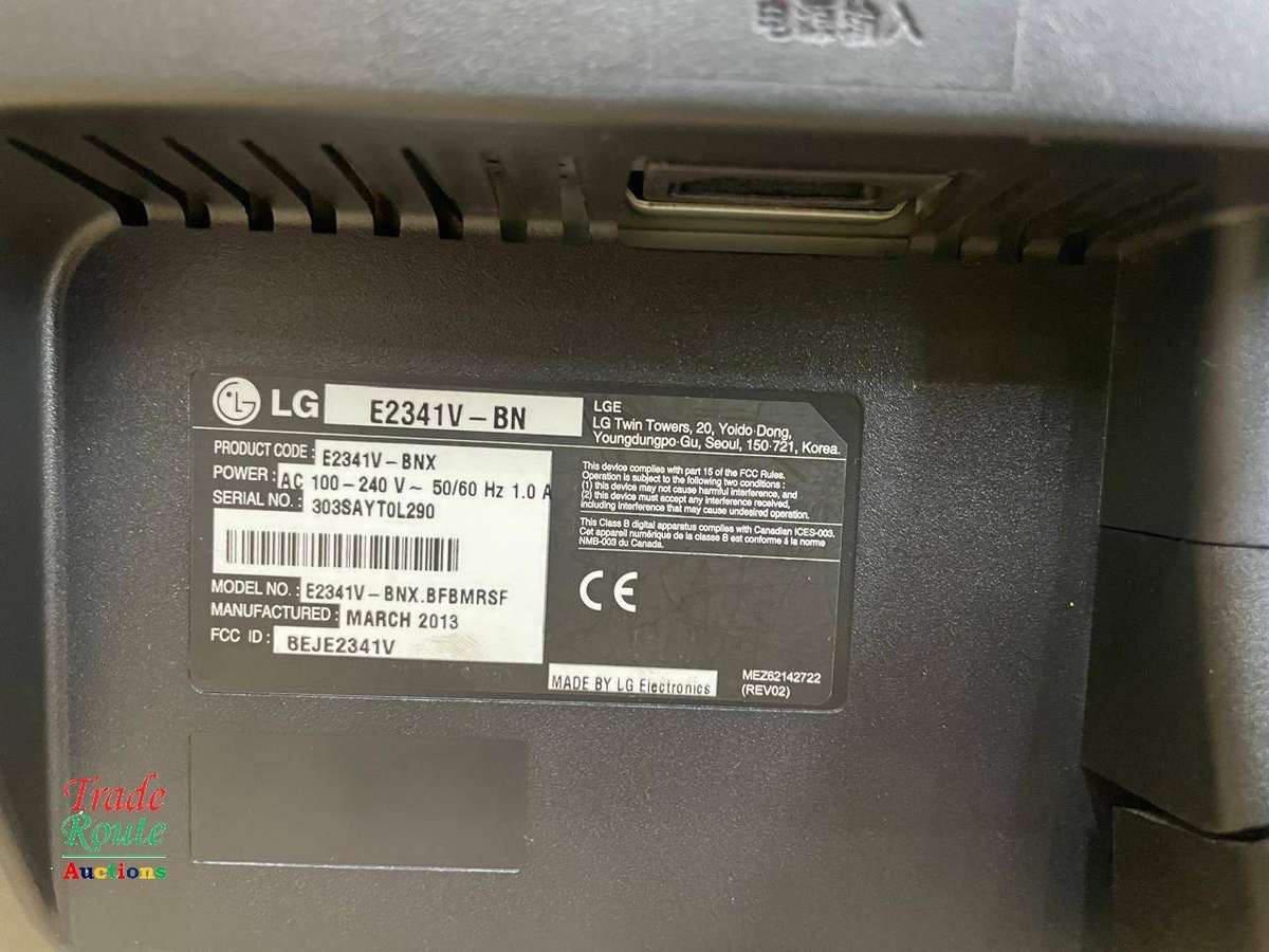 LG E2341V-BN 23inch LED Widescreen Monitor (No Stand)