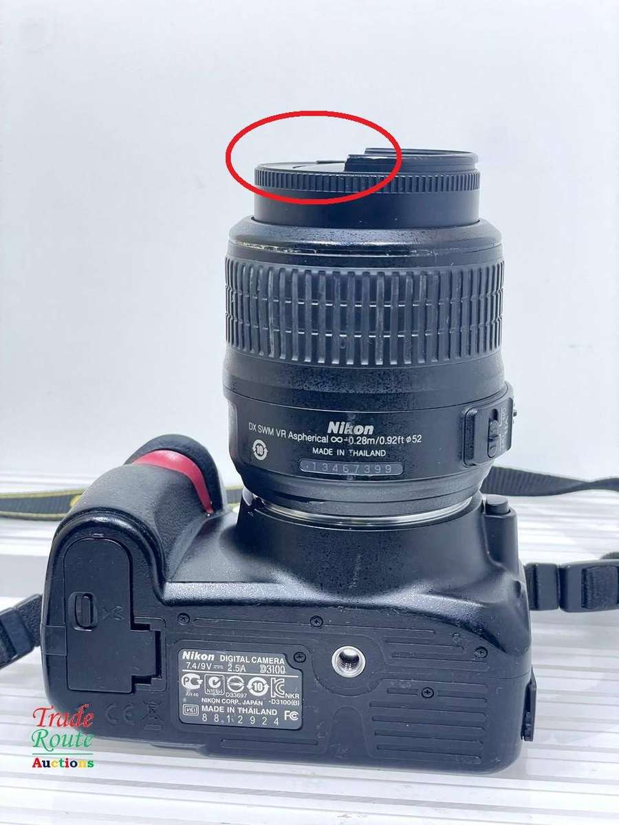 NIKON D3100 DSLR Camera Kit with Nikon 18-55 Lens - Chip in Lens filter ring
