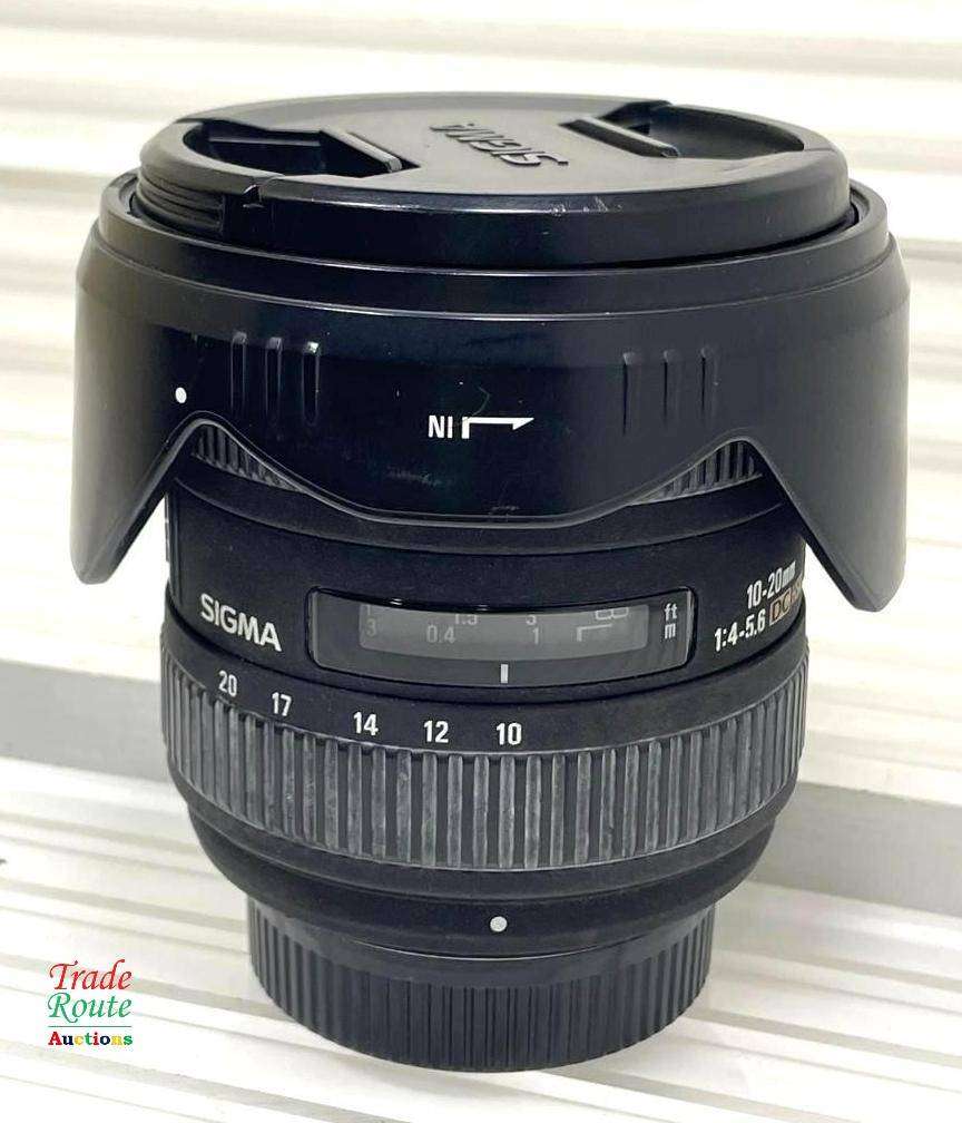 Sigma 10-20mm Lens For Nikon DSLR Cameras with Pouch