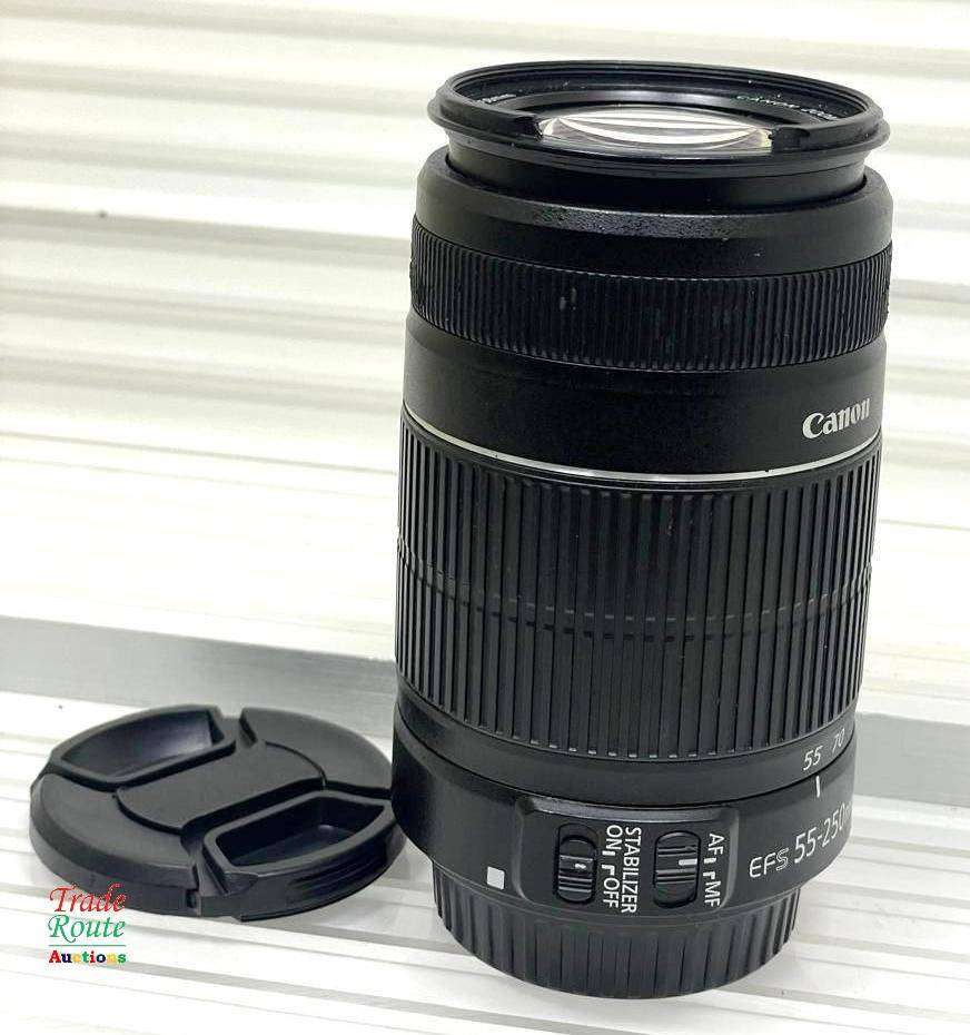 Canon EF-S 55-250m IS (Image Stabilizer)  Lens (cracked filter ring)