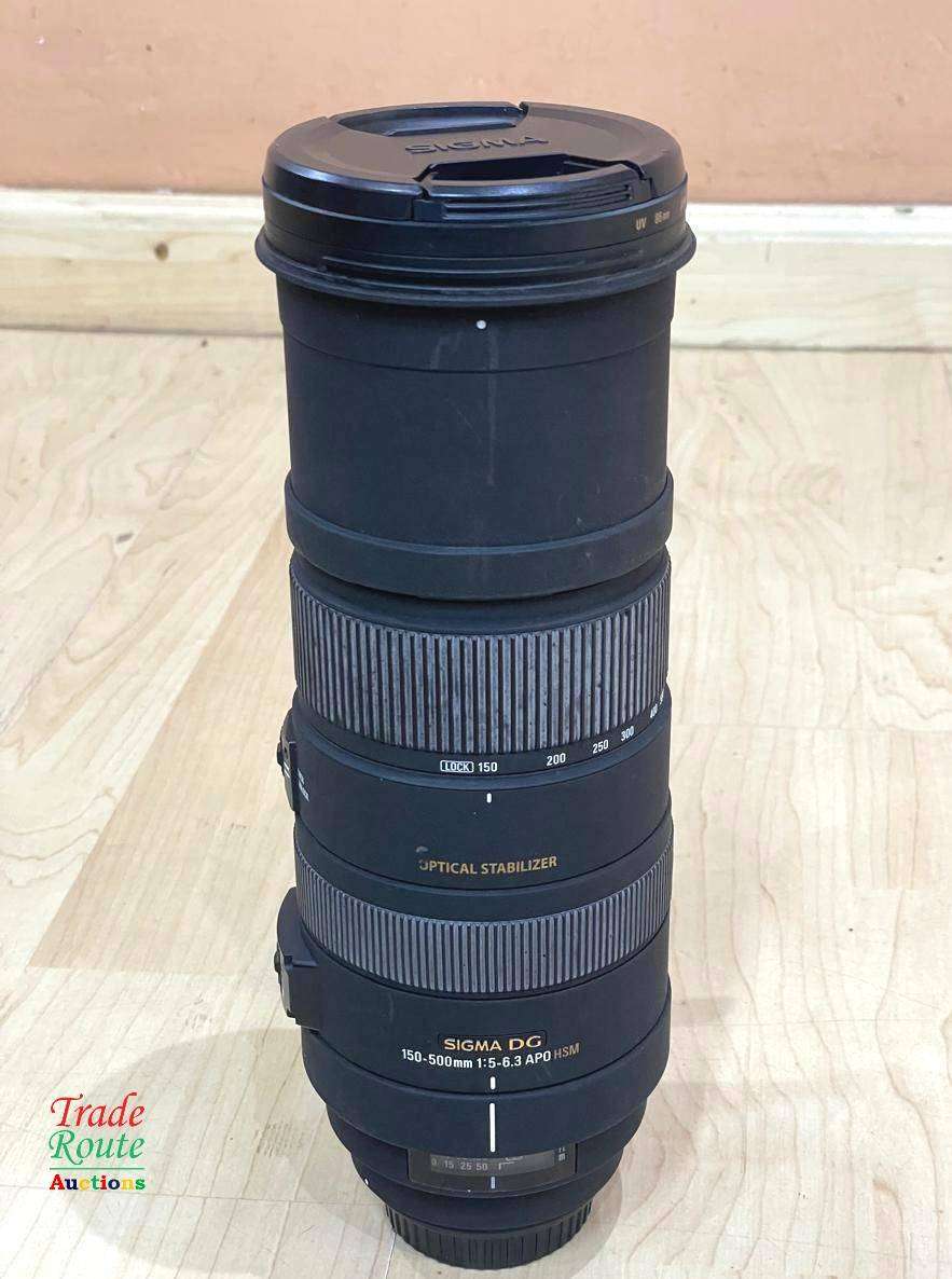 SIGMA 150-500mm OS (OPTICAL STABILIZER) ZOOM Lens for CANON DSLR Cameras (Boxed)