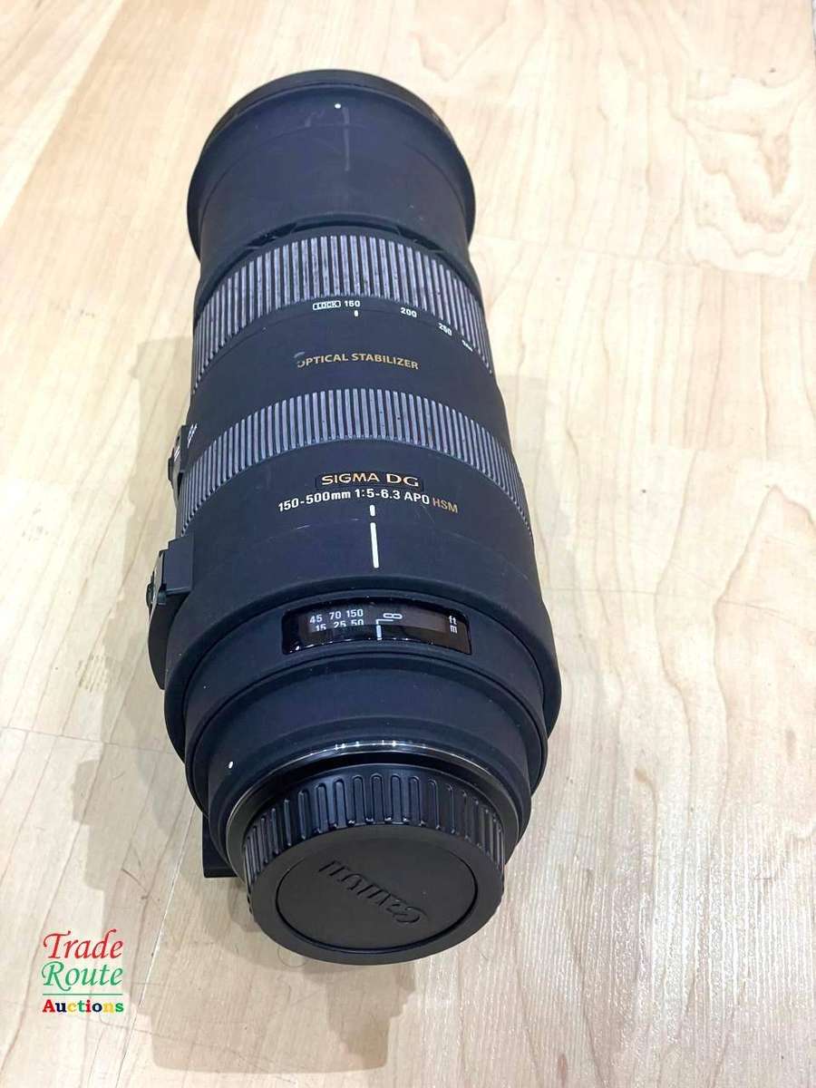 SIGMA 150-500mm OS (OPTICAL STABILIZER) ZOOM Lens for CANON DSLR Cameras (Boxed)
