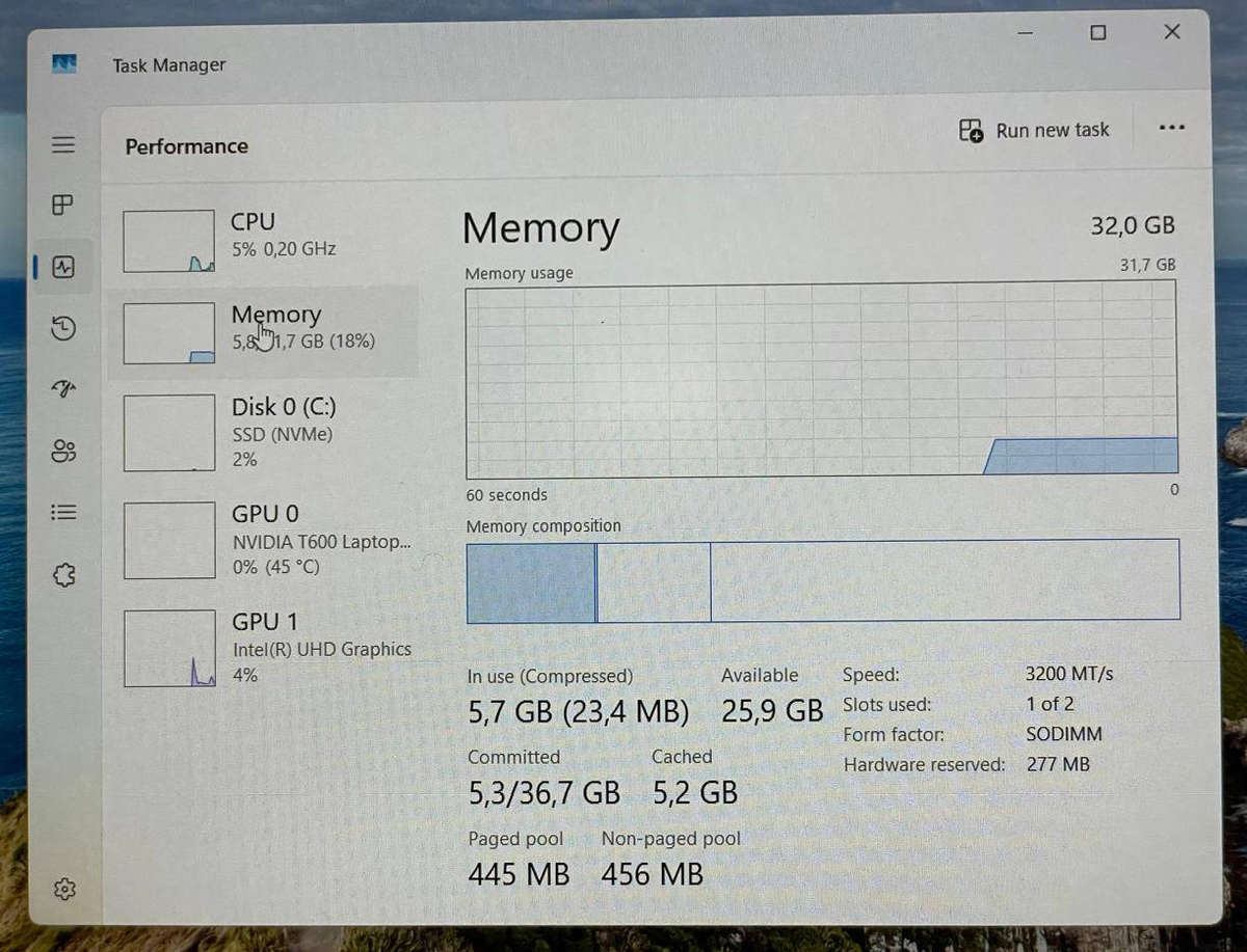 DELL Precision 3561 Laptop Core i7 32GB RAM 512GB SSD NVIDIA Quadro T600 GPU 4GB Graphics