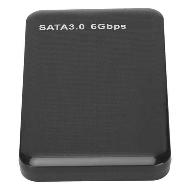 USB 3.0 SATA External Hard Drive Case 2.5 Inch Enclosure Caddy for HDD SSD [Black]