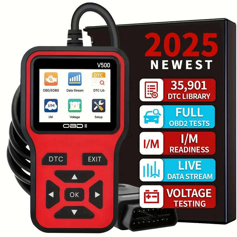 2025 OBD2 Scanner OBDII Car Fault Detector Scanner Diagnostic for Most Car Models