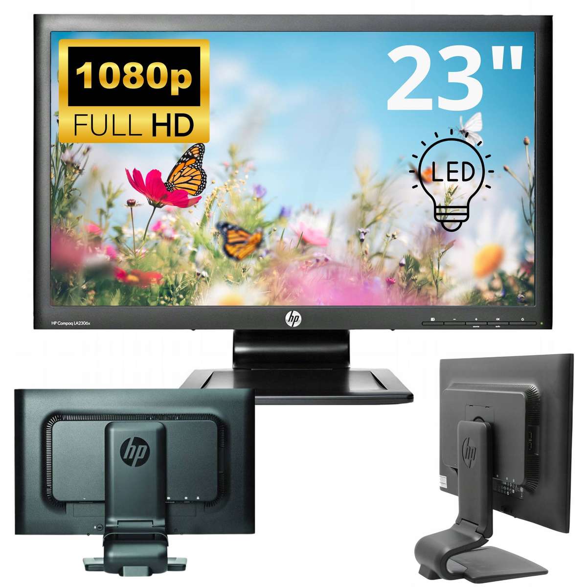 HP Compaq LA2306x 23-inch Full HD Widescreen Monitor (VGA+DVI-D+DisplayPort)