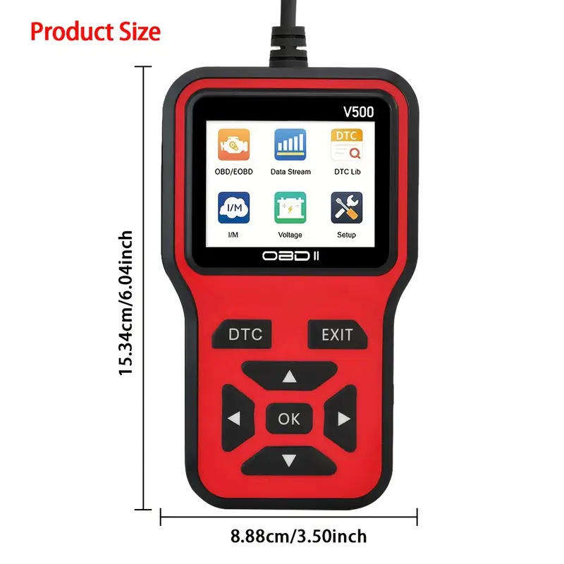 2025 OBD2 Scanner OBDII Car Fault Detector Scanner Diagnostic for Most Car Models