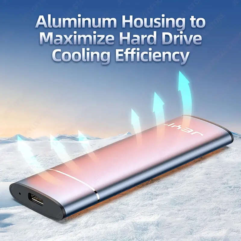 M.2 NVME Portable SSD Enclosure Adapter Aluminum case 10 Gbps USB 3.2 Gen 2