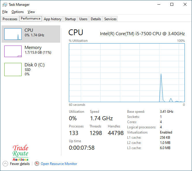 Dell OptiPlex 7050 Core i5 3.4GHz 7th Gen SFF PC with 16GB RAM & 256GB SSD