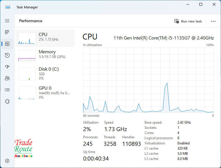 ASUS X515 Laptop Core i5-1135G7 11th Gen 20GB RAM 512GB SSD 15.6" FHD Notebook