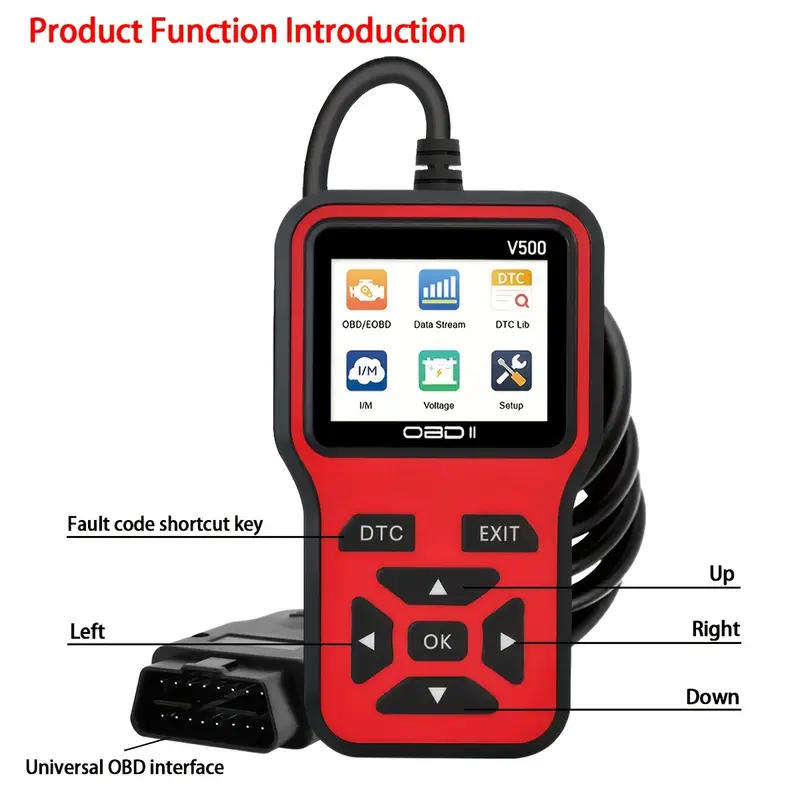 2025 OBD2 Scanner OBDII Car Fault Detector Scanner Diagnostic for Most Car Models