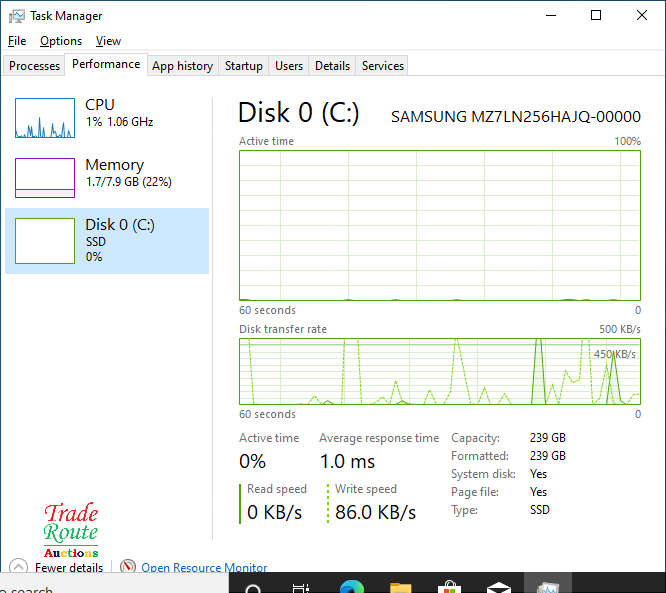 HP PROBOOK 450 G3 15.6inch HD LAPTOP | CORE i5 6200U 6th Gen | 8GB RAM | 256GB HDD