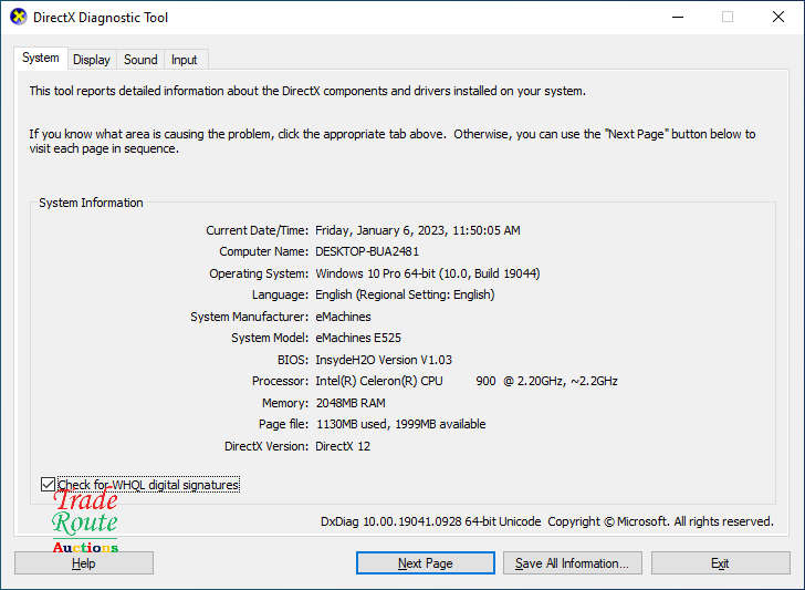 emachines by Acer E525 Laptop | Intel Celeron 900 2.2GHz 2GB RAM 250GB HDD - Faulty Battery