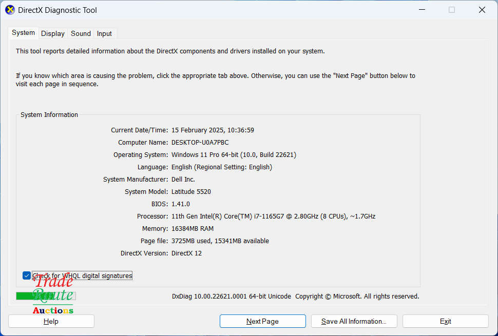 DELL LATITUDE 5520 15.6" FHD Laptop | 11th Gen Core i7-1165G7 | 16GB RAM | 512GB SSD