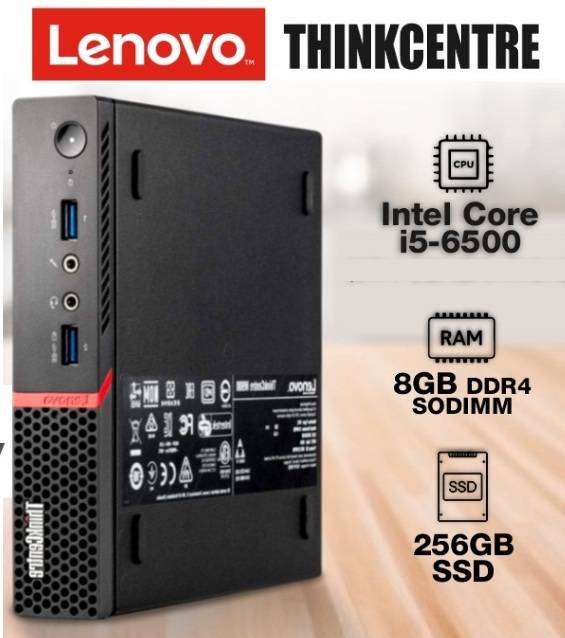 Lenovo M900 Tiny Desktop PC Computer - Core i5 2.5GHz 8GB RAM 256GB SSD