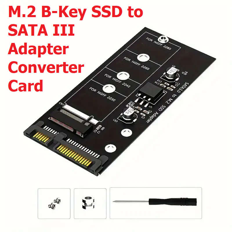 NGFF M.2 B-Key SSD to SATA III Adapter Converter Card